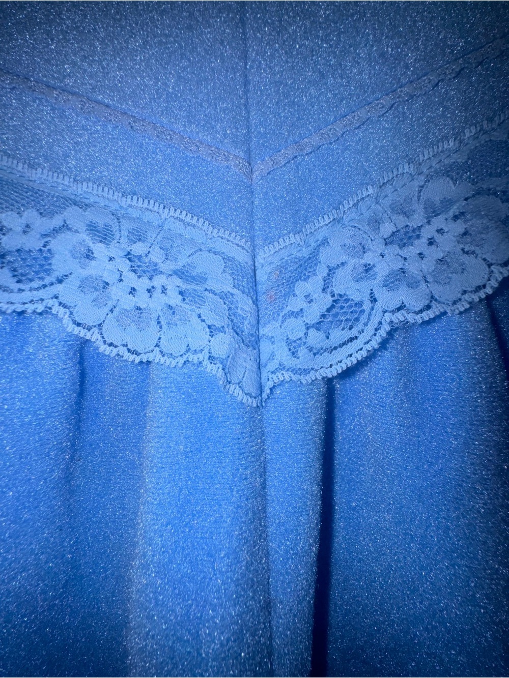 Vintage At Home Wear Sears Baby Blue Vintage House Coat House Dress XXL ((16-18) - Picture 7 of 16
